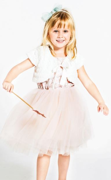 BRITT Sparkle Bolero - White