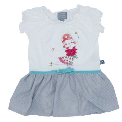 And The Little Dog Laughed Cornflower Blue Tu Tu Romper