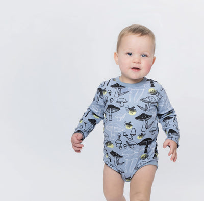 Aster & Oak Organic FIREFLY AOP Onesie