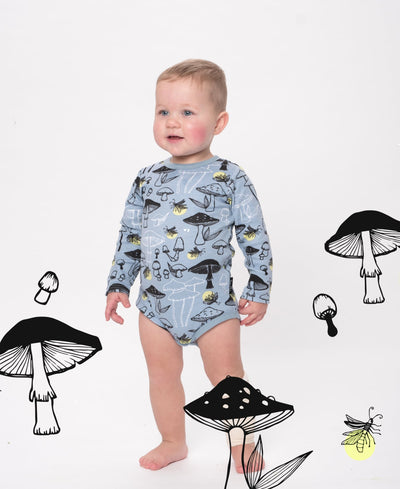 Aster & Oak Organic FIREFLY AOP Onesie