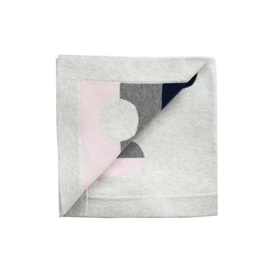 BEANSTORK - Confetti Blanket by Grey/Pink