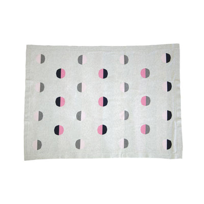 BEANSTORK - Confetti Blanket by Grey/Pink