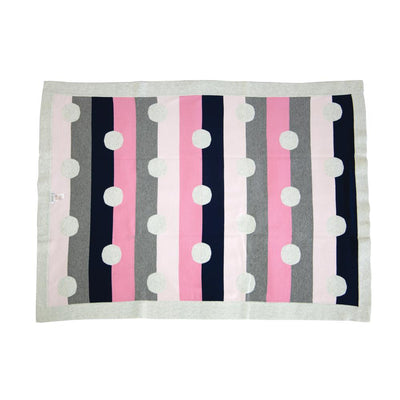 BEANSTORK - Confetti Blanket by Grey/Pink