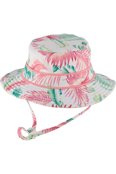Millymook Baby Girls Bucket Hat - Gabi White