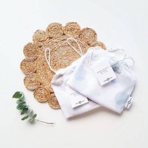 Mama Maya Muslin Baby Wrap - Blue Spot