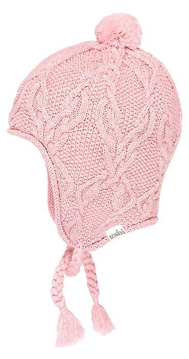 Toshi Beanie - Organic Earmuff Bowie Blush