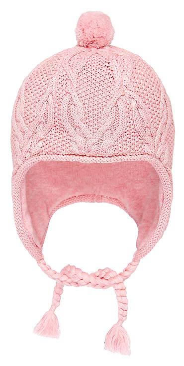 Toshi Beanie - Organic Earmuff Bowie Blush