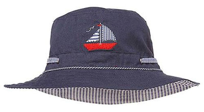 Toshi Sunhat - Nautical Navy