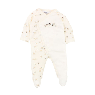 BÉBÉ by MINIHAHA - SHEEP Print Wrap Romper