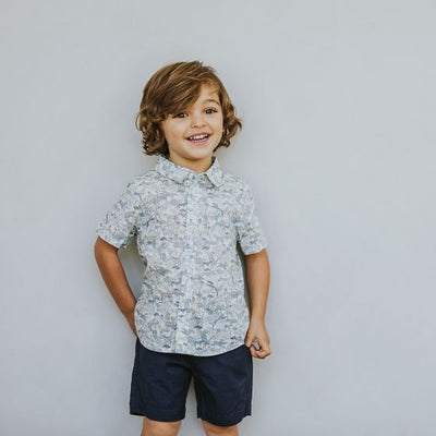 BÉBÉ by MINIHAHA - Baby LOUIS Navy Shorts