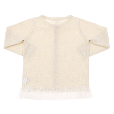 BRITT Sparkle Cardigan - Metallic Sand (18-24 months)
