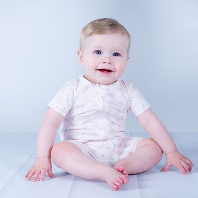 WHITE LABEL by MINIHAHA - BUNNY Short Sleeves Romper