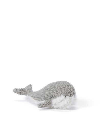 NANA HUCHY Wanda Whale Rattle - Grey