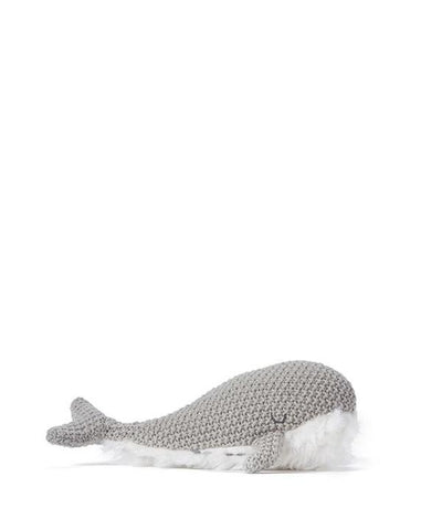 NANA HUCHY Wanda Whale Rattle - Grey