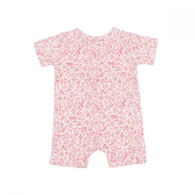 WHITE LABEL by MINIHAHA - FLORAL Short Sleeves Romper