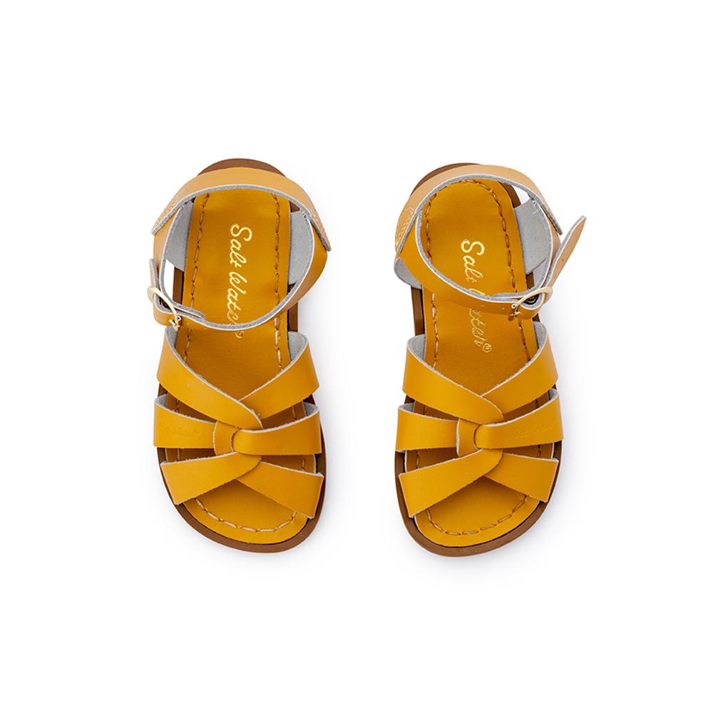 Saltwater Original Sandals Children Mustard - UK Stockist | Scout & Co