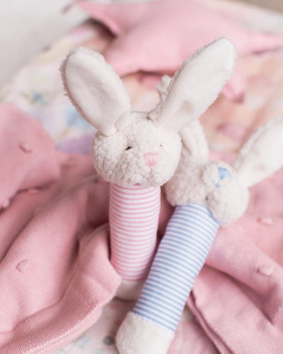 NANA HUCHY Bella The Bunny Baby Rattle - Pink