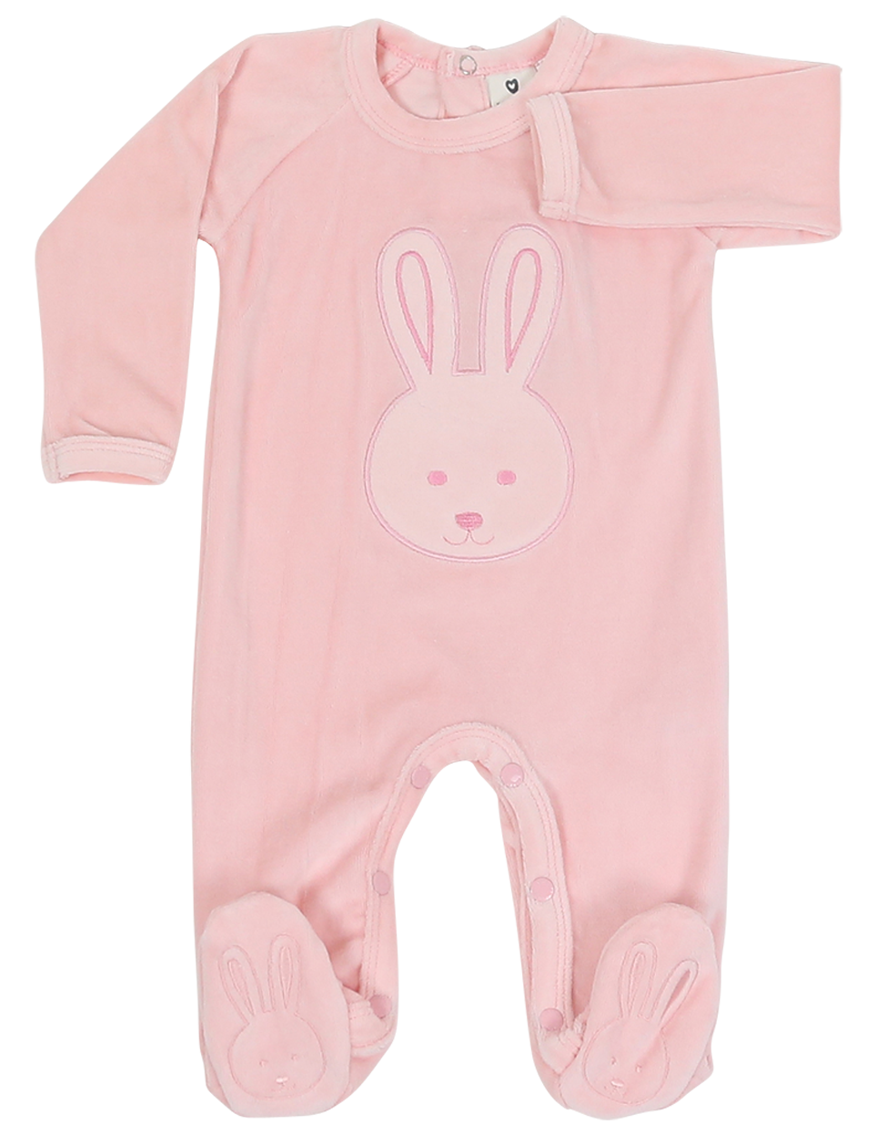 KORANGO Baby Bunny Velour Romper