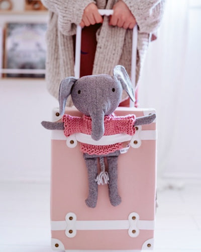 And The Little Dog Laughed - Edwina the Elephant Merino Wool Jumper
