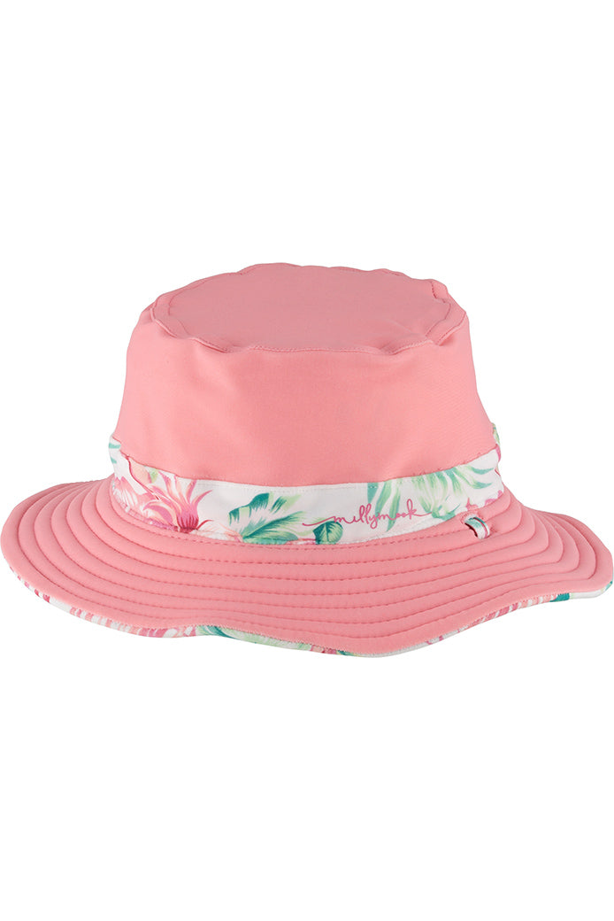 Millymook Baby Girls Bucket Hat - Gabi White
