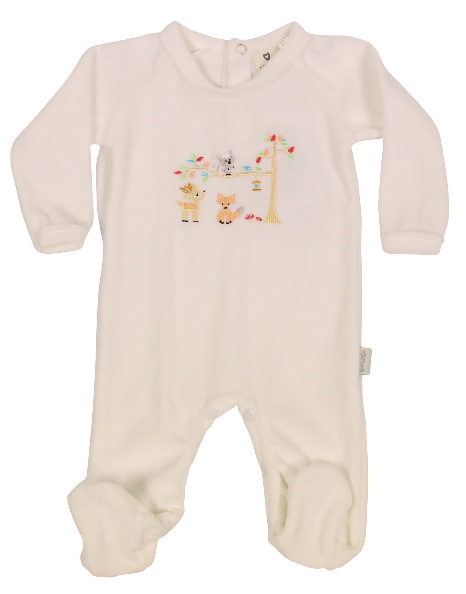 KORANGO Forest Friends Velour Romper