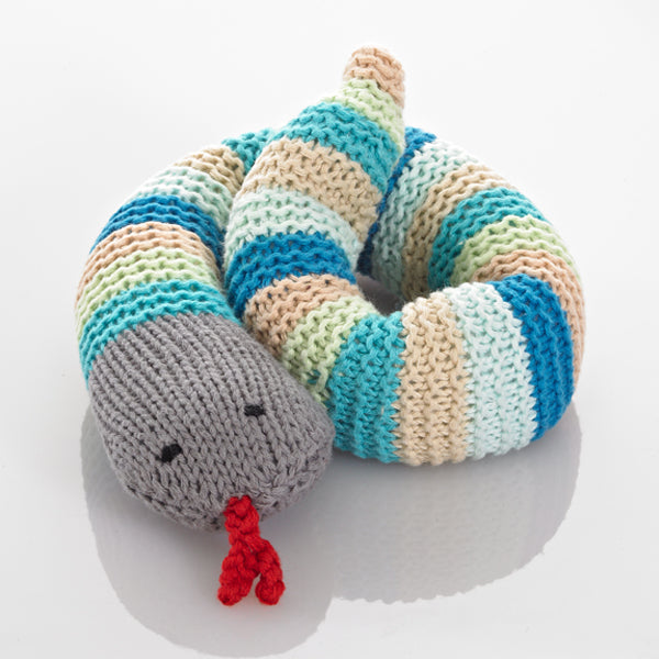PEBBLE Snake Rattle Turquoise