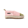 PRETTY BRAVE ESPADRILLE Soft Pink with Glitter Toe