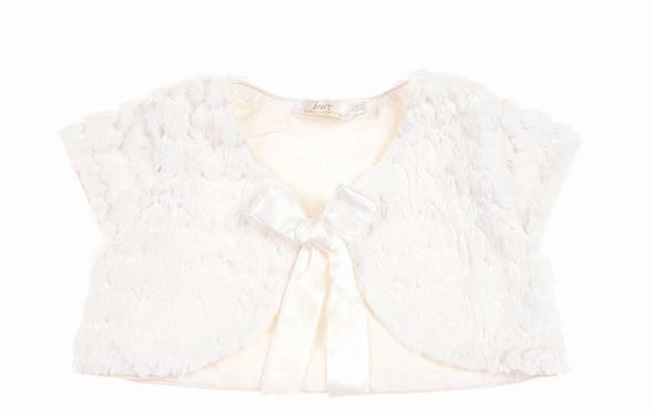 BRITT Sparkle Bolero - White