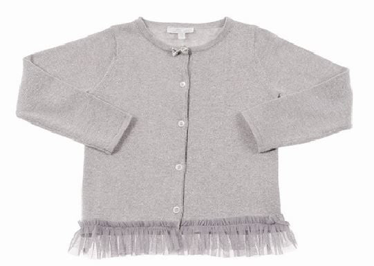 BRITT Sparkle Cardigan - Metallic Cloud (18-24 months)