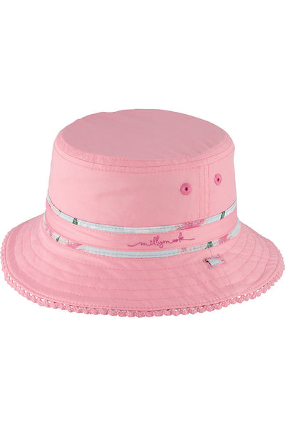 Millymook Girls Bucket Hat - Brooke Pink