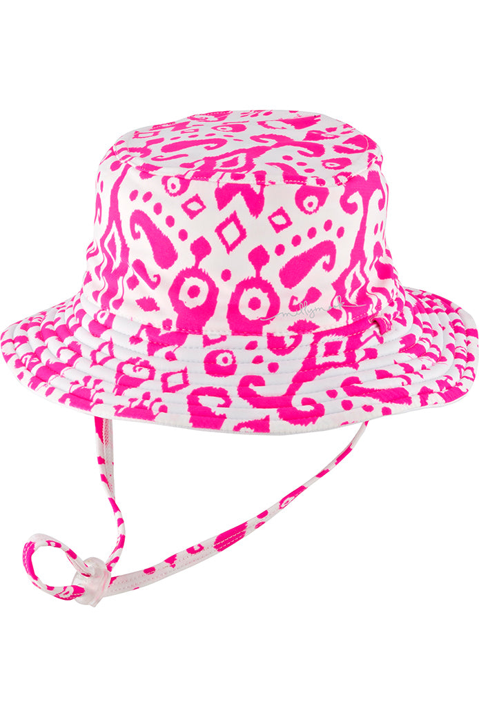 Millymook Girls Bucket Hat - Fiona Pink
