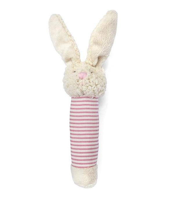 NANA HUCHY Bella The Bunny Baby Rattle - Pink