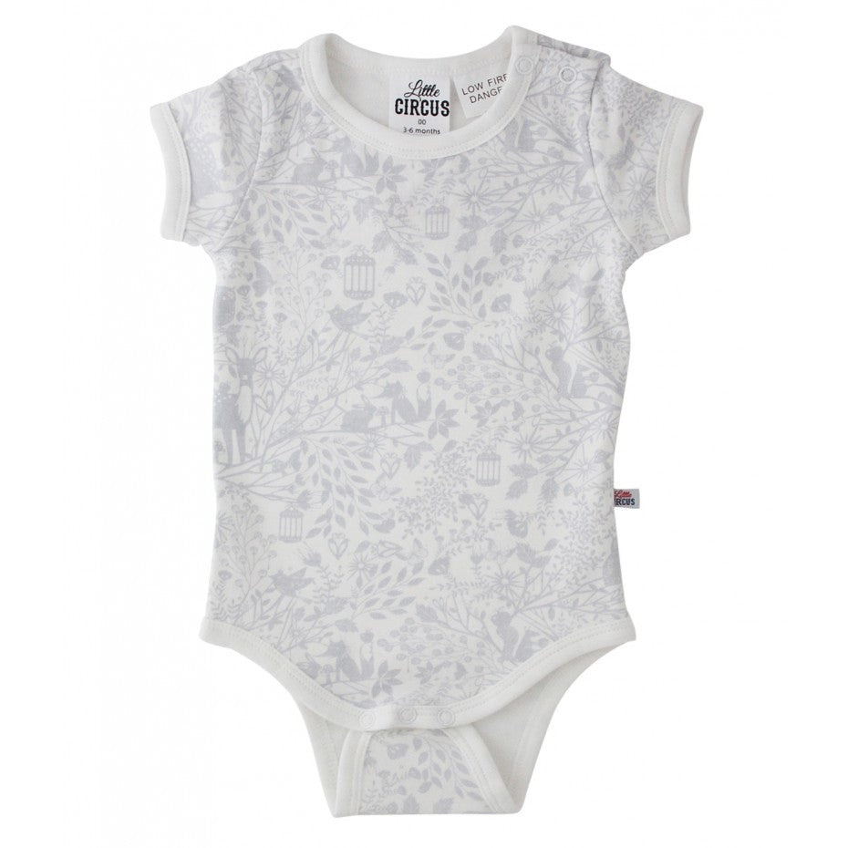 LITTLE CIRCUS Woodland SS Snapsuit