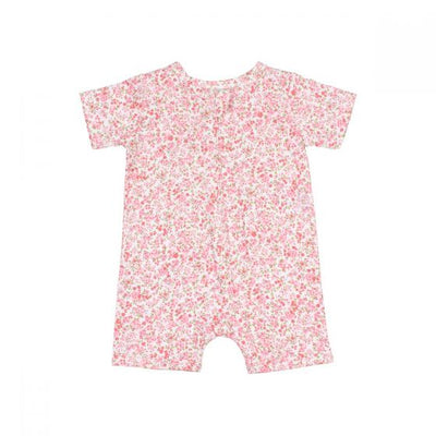 WHITE LABEL by MINIHAHA - FLORAL Short Sleeves Romper